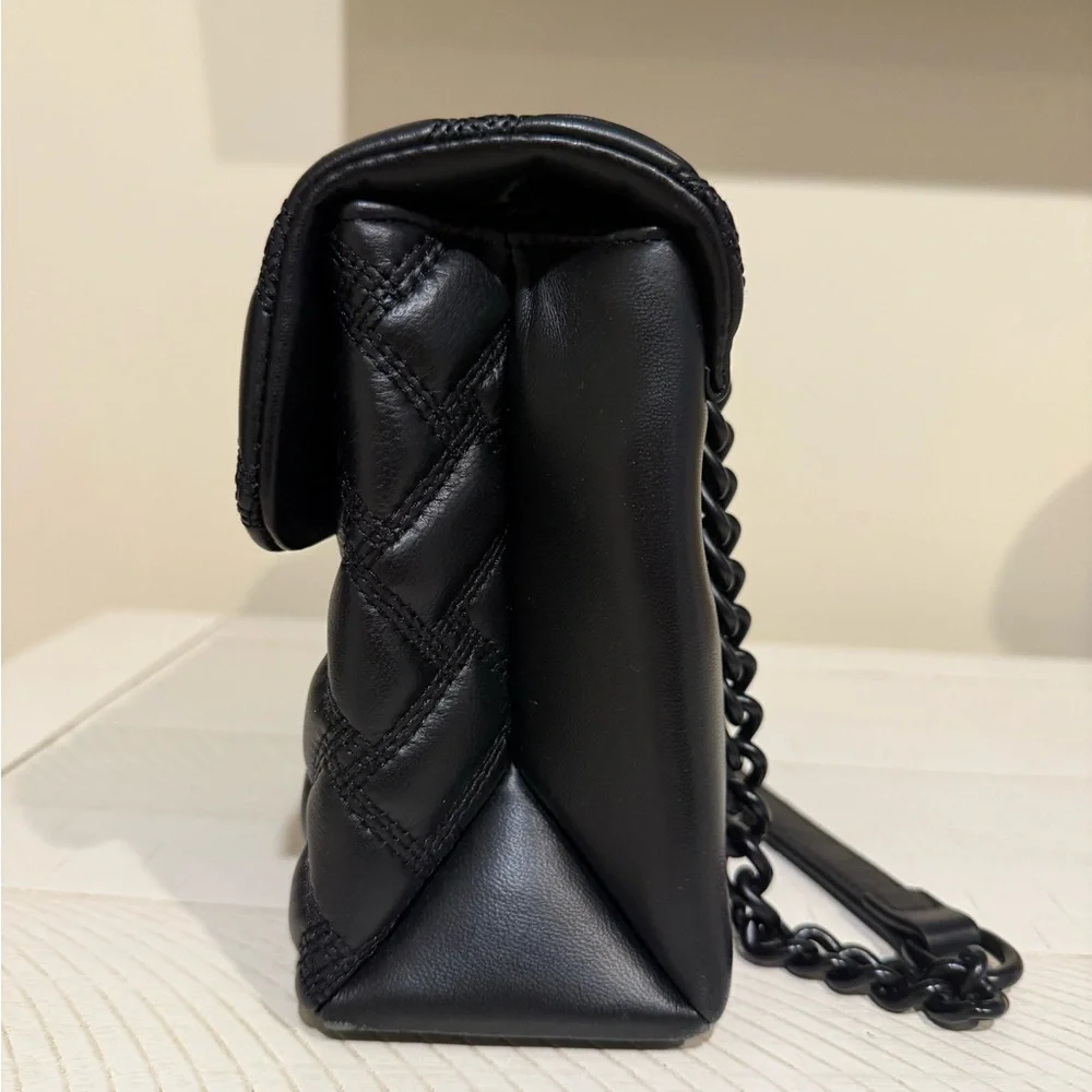 Kurt Geiger Black Quilted Shoulder Bag - Picture 2 of 8